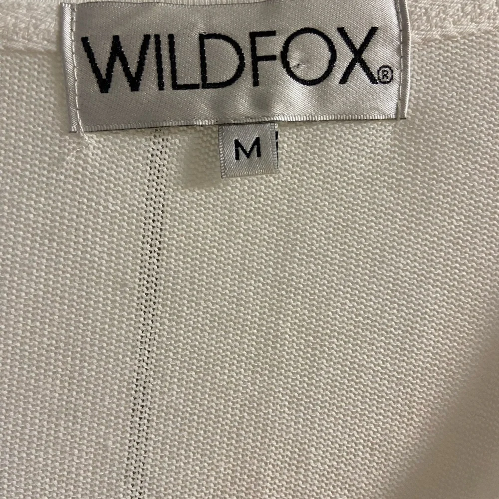 Wildfox Sweater‎ V Neck White Sailor Pullover Medium